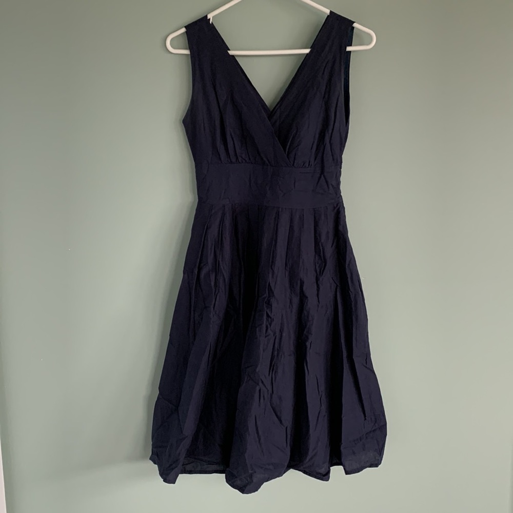Glamour Power to You Dress in Navy